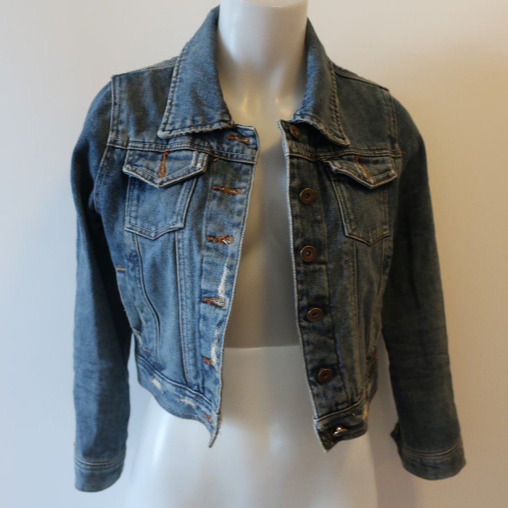 MILLAU BLUE DENIM JEAN JACKET S *